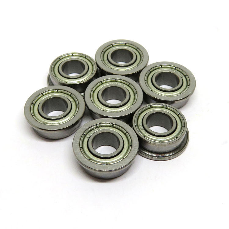 F627ZZ F627-2RS Flanged Ball Bearing for Machines 7x22x7mm